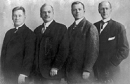 Les 4 fondateurs du Rotary